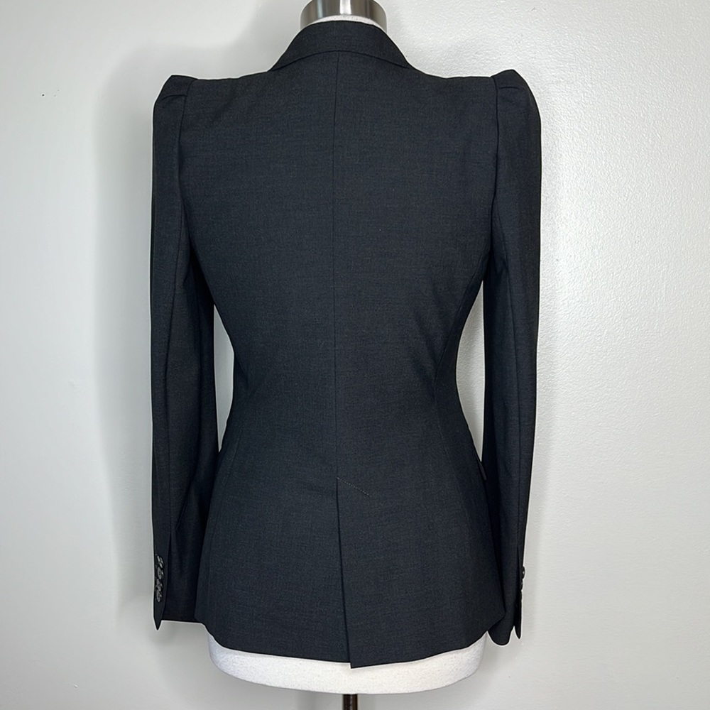 ZARA Poof Shoulder and Tapered Waist Blazer - Picture 7 of 11
